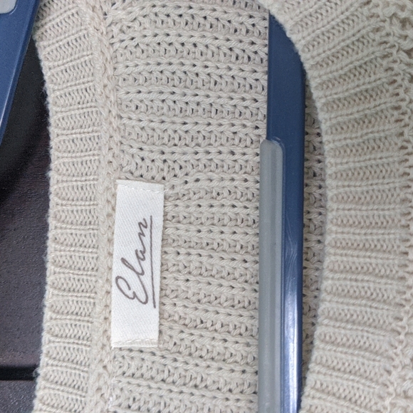 NWOT Francesca's Knit Sweater with Braid Details - Picture 2 of 4